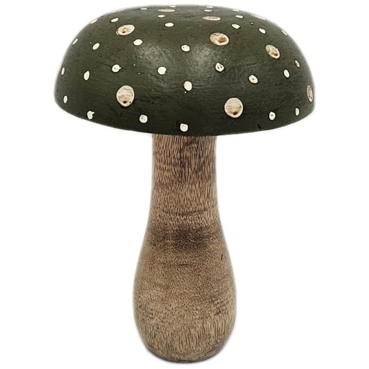 Koopman 15cm Wooden Mushroom Ornament (Choice of 6)