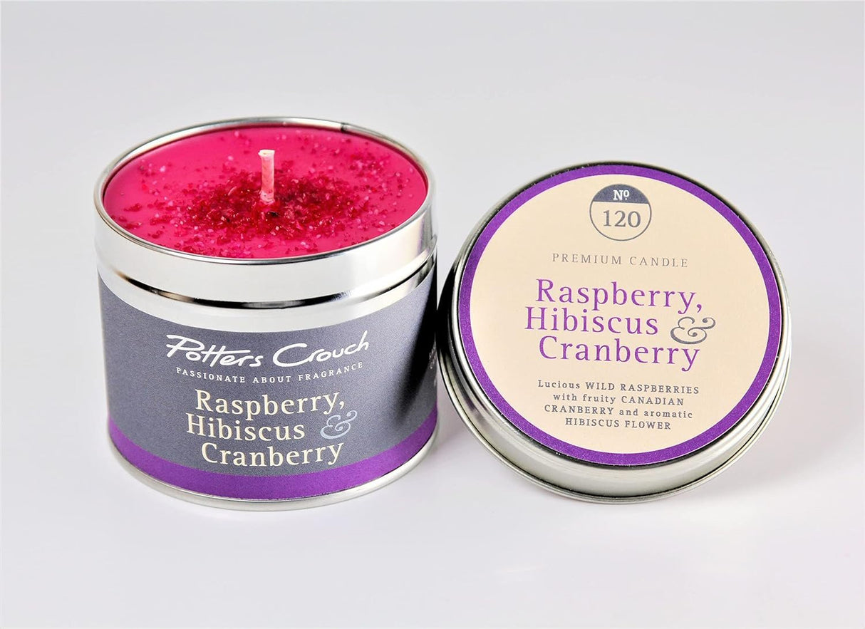 Potters Crouch Raspberry, Hibiscus & Cranberry Candle