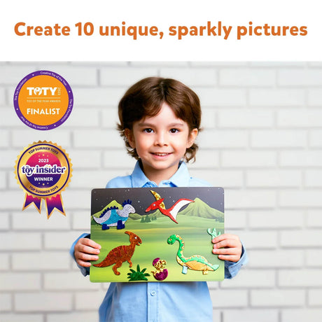 Skillmatics Foil Fun: World of Dinosaurs No Mess Art Kit (Ages 4-9)