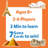 Skillmatics Guess in 10: Countries of the World Trivia Card Game (Ages 8+)
