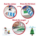 Skillmatics Foil Fun: Holiday Magic No Mess Art Kit (Ages 4-9)