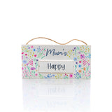 Richard Langs Mums Spin Sign Happy/P*ssed Off Wooden Plaque - 8BP120