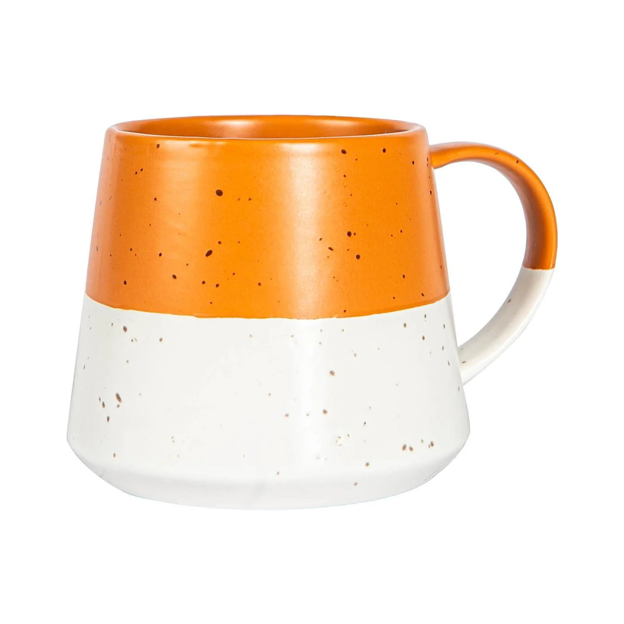 Rinkit 370ml Flecked Belly Mug - Burnt Orange