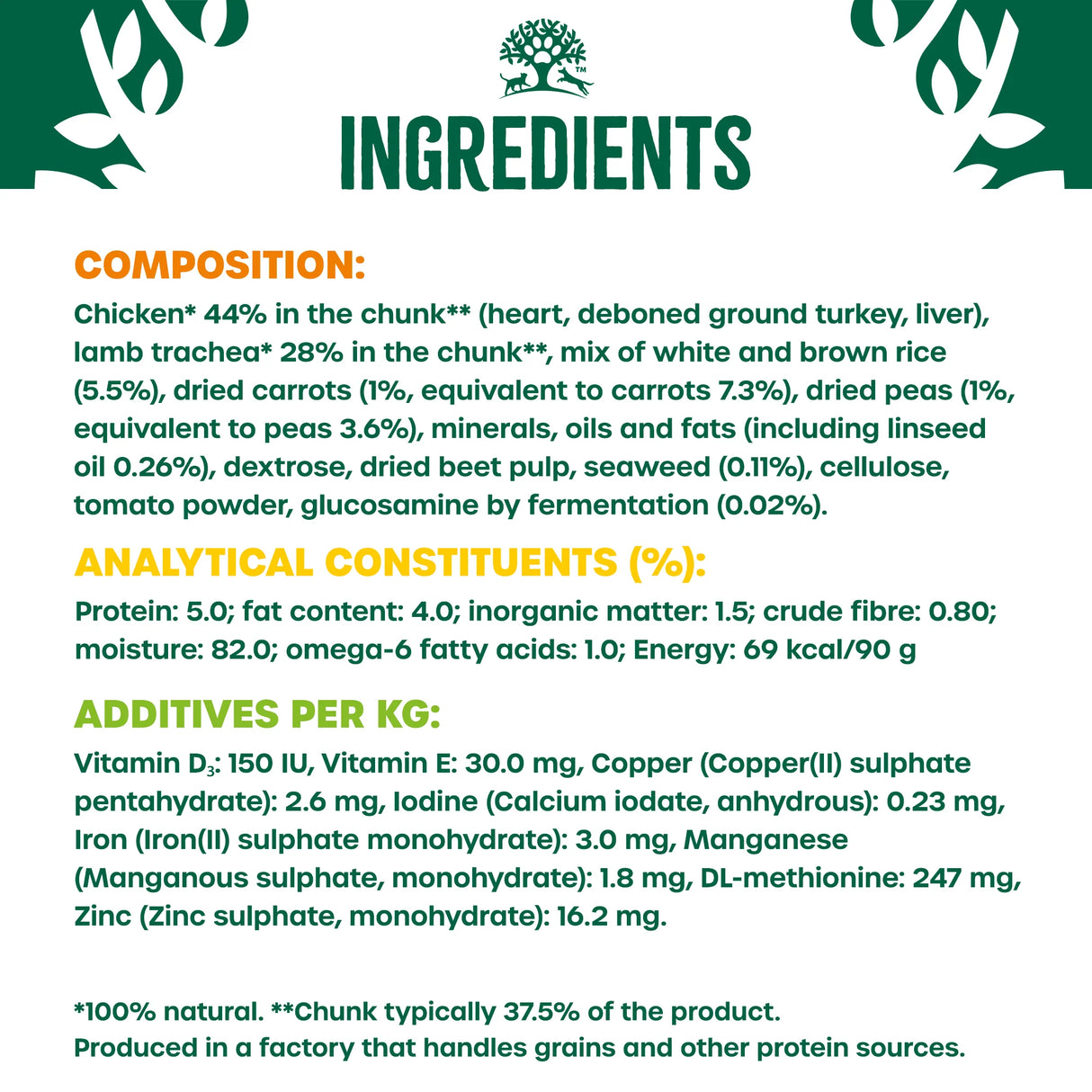 James Wellbeloved 90g Grain Free Senior Dog Food - Lamb and Chicken 12pk