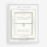Joma Jewellery Lab Grown Diamond Happy 16th Birthday Bracelet