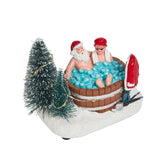 Three Kings 10cm Santa's Spa! SnowScene Ornament - (Choice of 2)