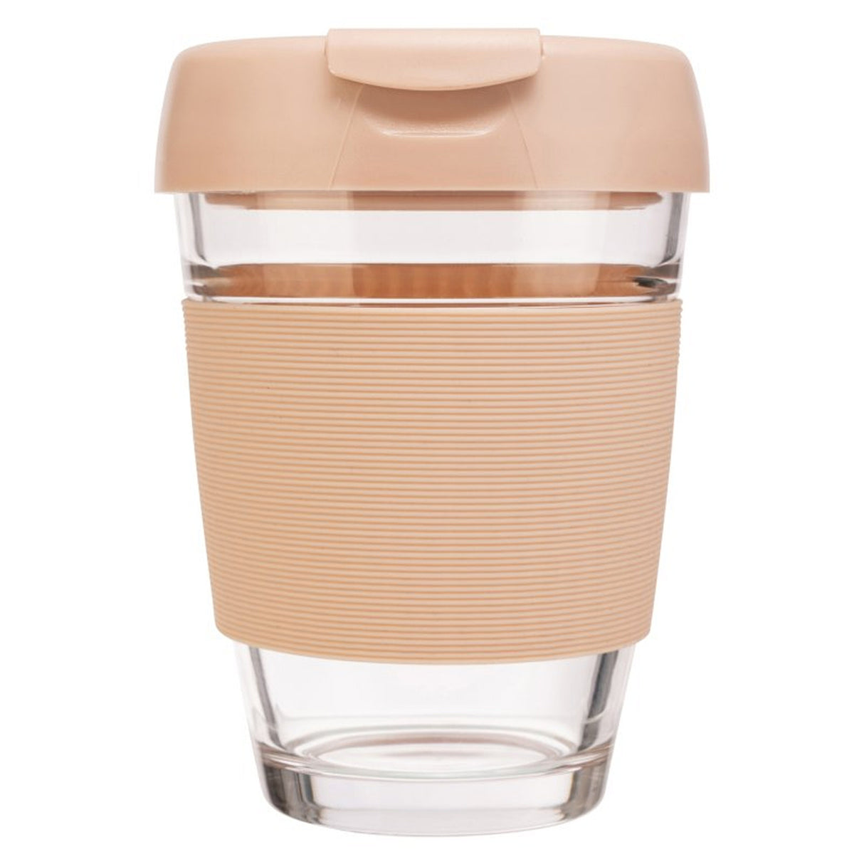 SIIP 300ml Pink Glass Travel Mug