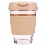 SIIP 300ml Pink Glass Travel Mug