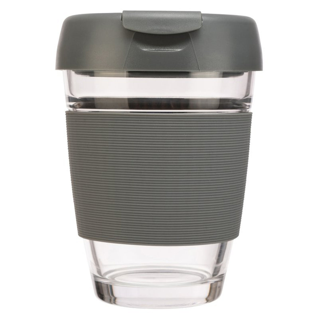 SIIP 300ml Grey Glass Travel Mug
