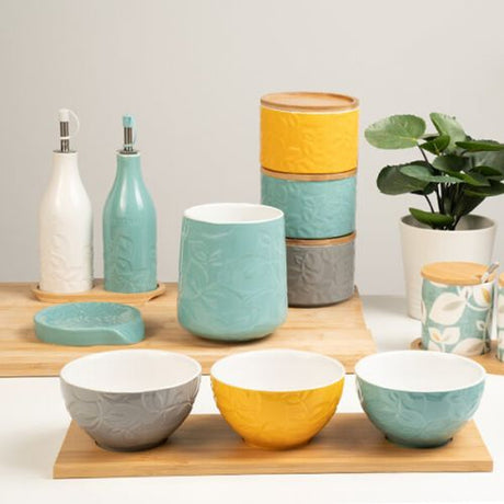 Catherine Langsfield 13cm Teal Inga Utensil Jar