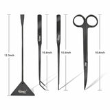 Hygger 5-in-1 Aquascaping Tools Kit (Black)