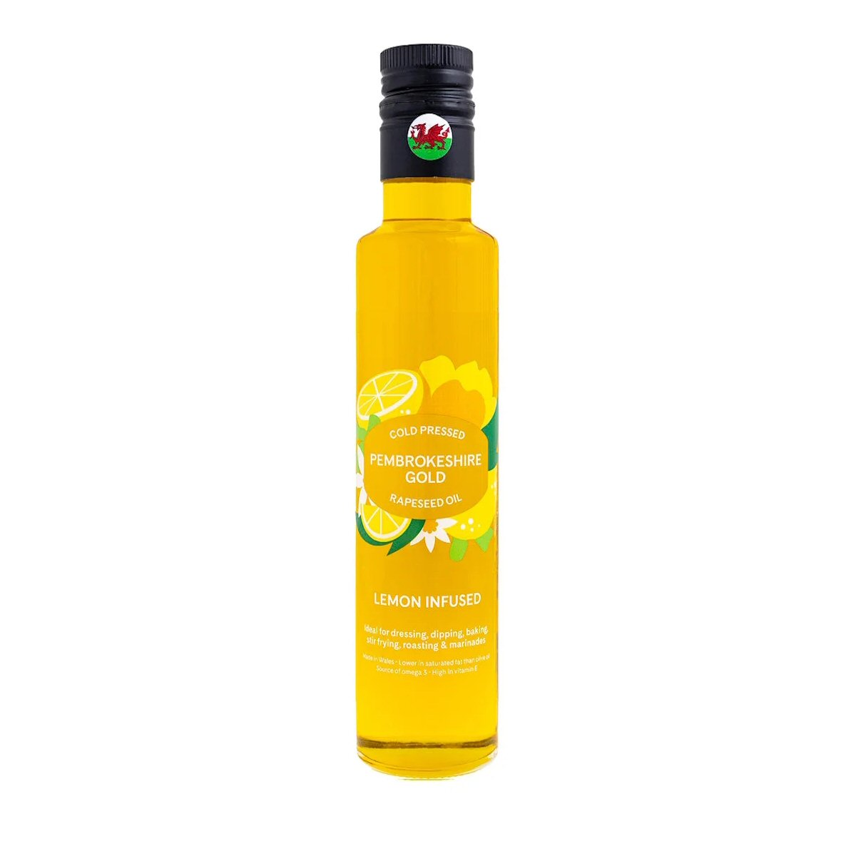 Pembrokeshire Gold 250ml Lemon Infused Rapeseed Oil