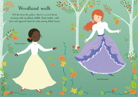 Usborne Little Dolly Dressing Princess Sticker Book