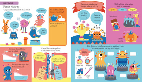Usborne Measuring Things Children's Activity Book by Lara Bryan