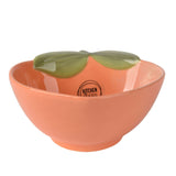 Kaemingk 13.5cm Bowl Dolomite Peach Shiny Peach