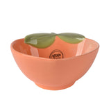 Kaemingk 11cm Bowl Dolomite Peach Shiny Peach