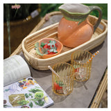 Kaemingk 18cm Drinking Jar Dolomite Peach Shiny Peach