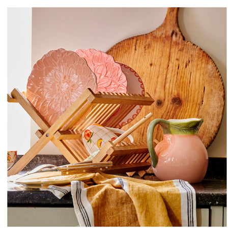 Kaemingk 18cm Drinking Jar Dolomite Peach Shiny Peach