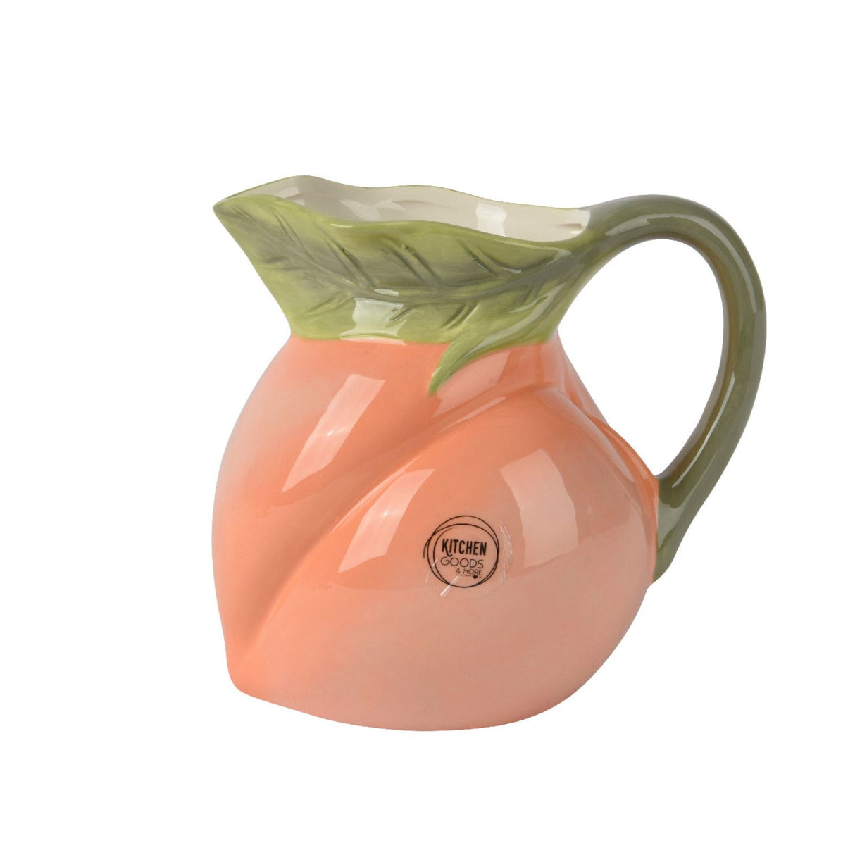 Kaemingk 18cm Drinking Jar Dolomite Peach Shiny Peach