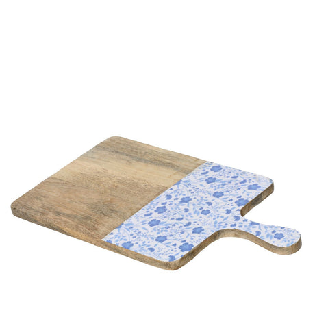 Decoris 46cm Petit Fleur Enamel Mangowood Board