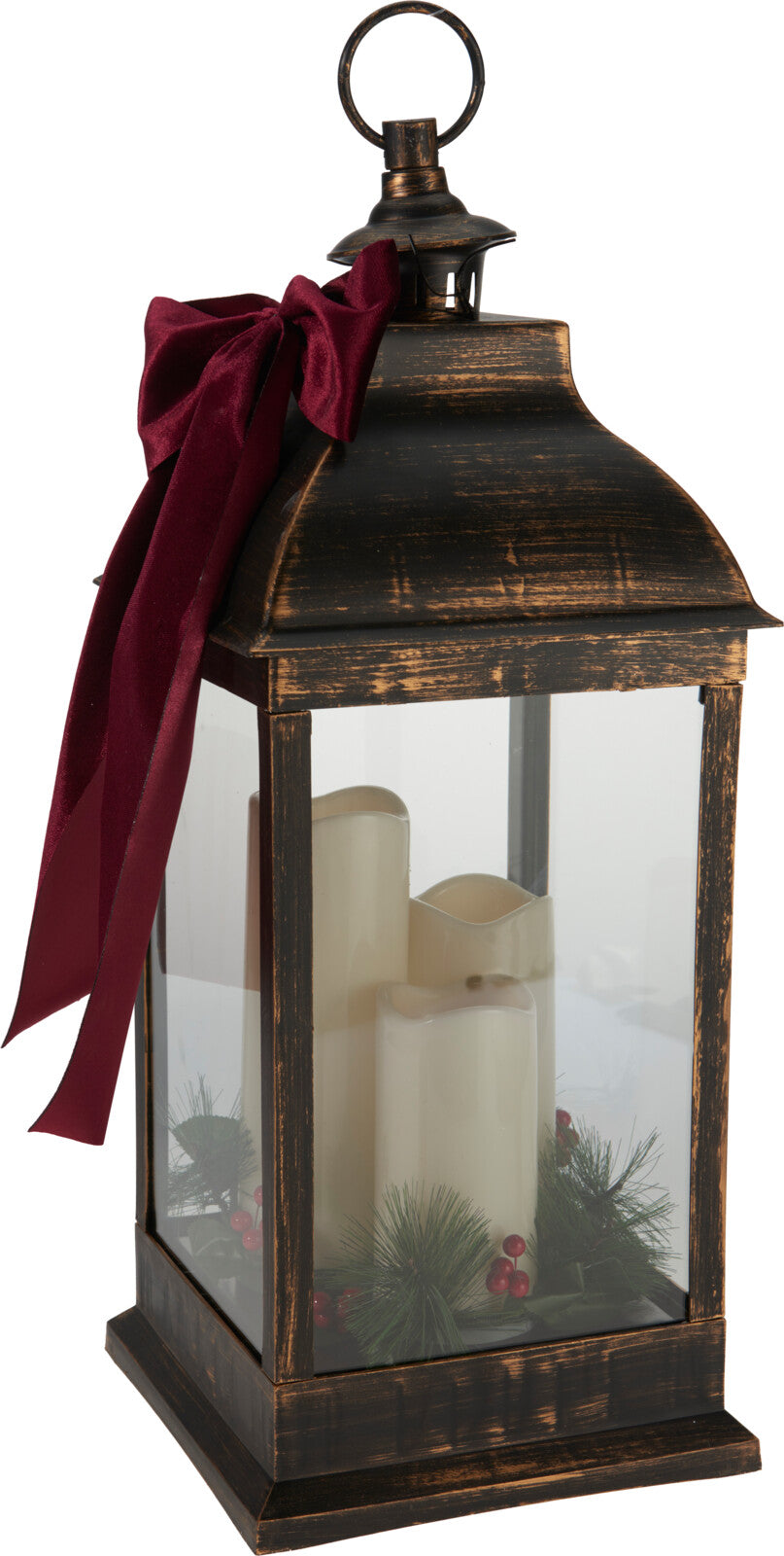 Koopman 60cm Tall Lantern with LED Candles