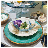 Kaemingk 20cm Glass Plate Transparent Spray (choice of 2)