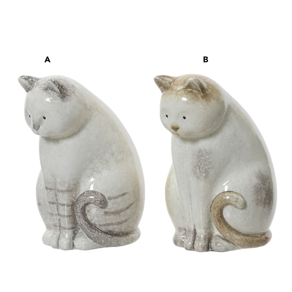 Kaemingk 23cm Terracotta Cat (Choice of 2)