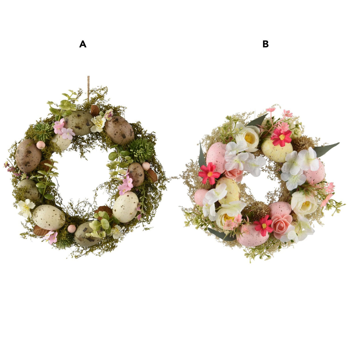 Kaemingk 22cm Rattan Wreaths (Choice of 2)