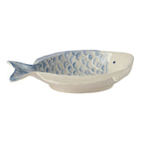 Kaemingk 25cm Bowl Porcelain Fish Glossy