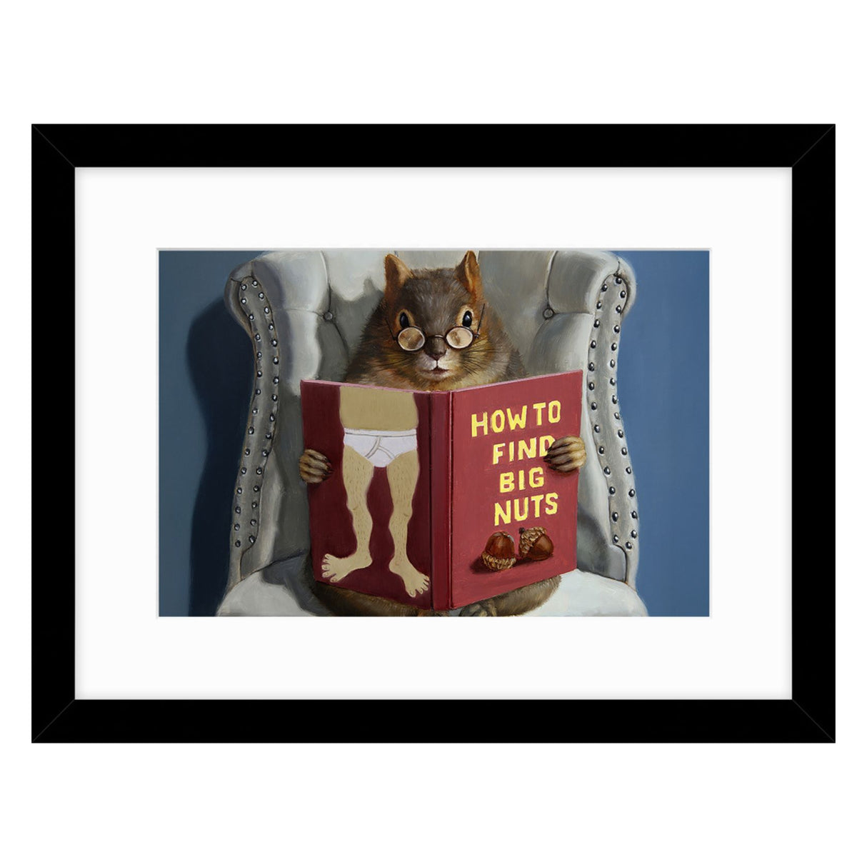 Artko 43.5cm 'Nut Collecting' Framed Print by Lucia Hefferman