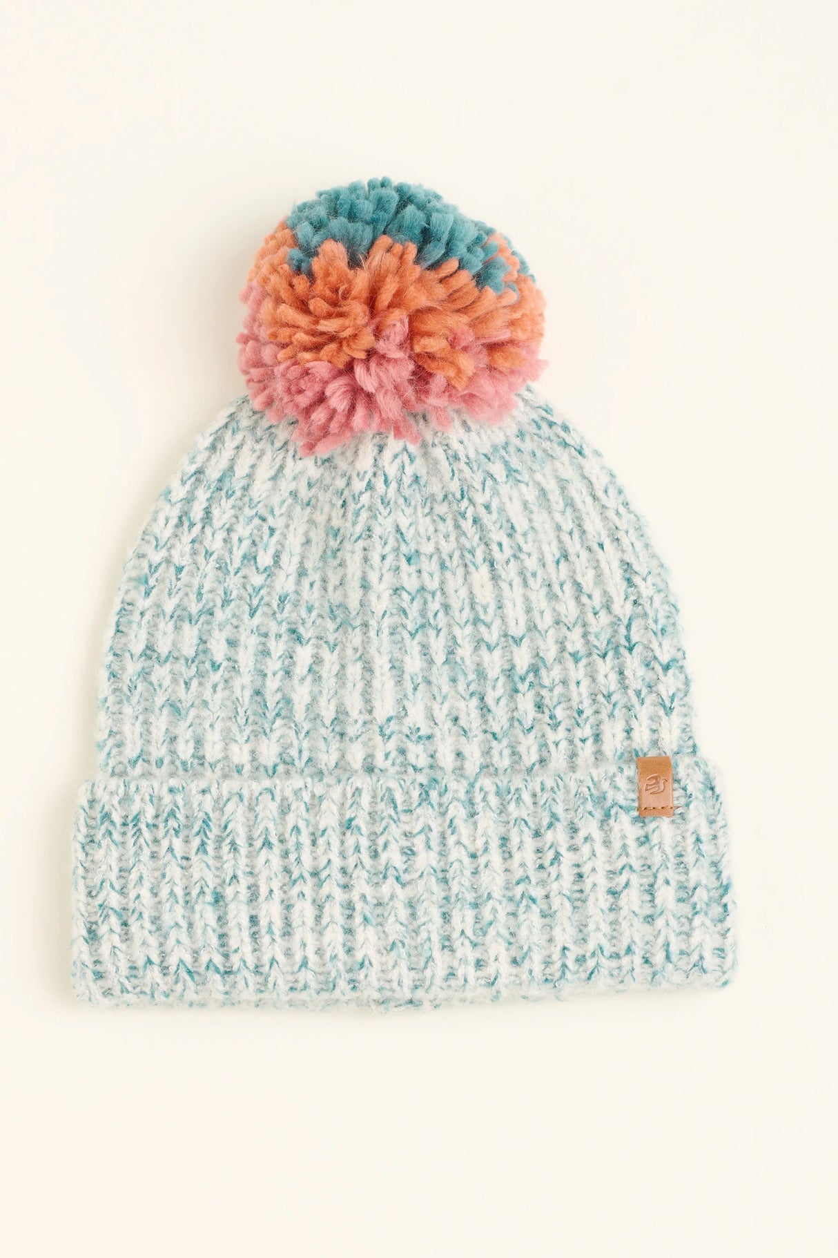 Brakeburn One Size Multi-Coloured Pom Knitted Beanie