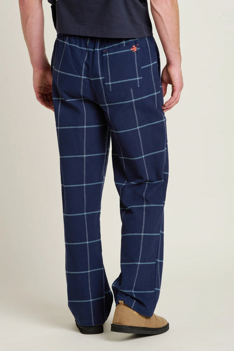 Brakeburn 38 Navy Check Pajama Bottoms
