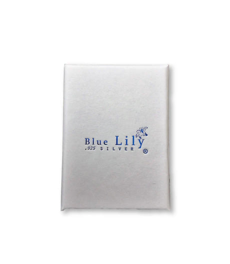 Blue Lily 9mm Silver Cute Bee Stud Earrings - S549B