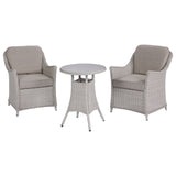 Woodlodge Oatmeal/Pearl Antigua Bistro Set