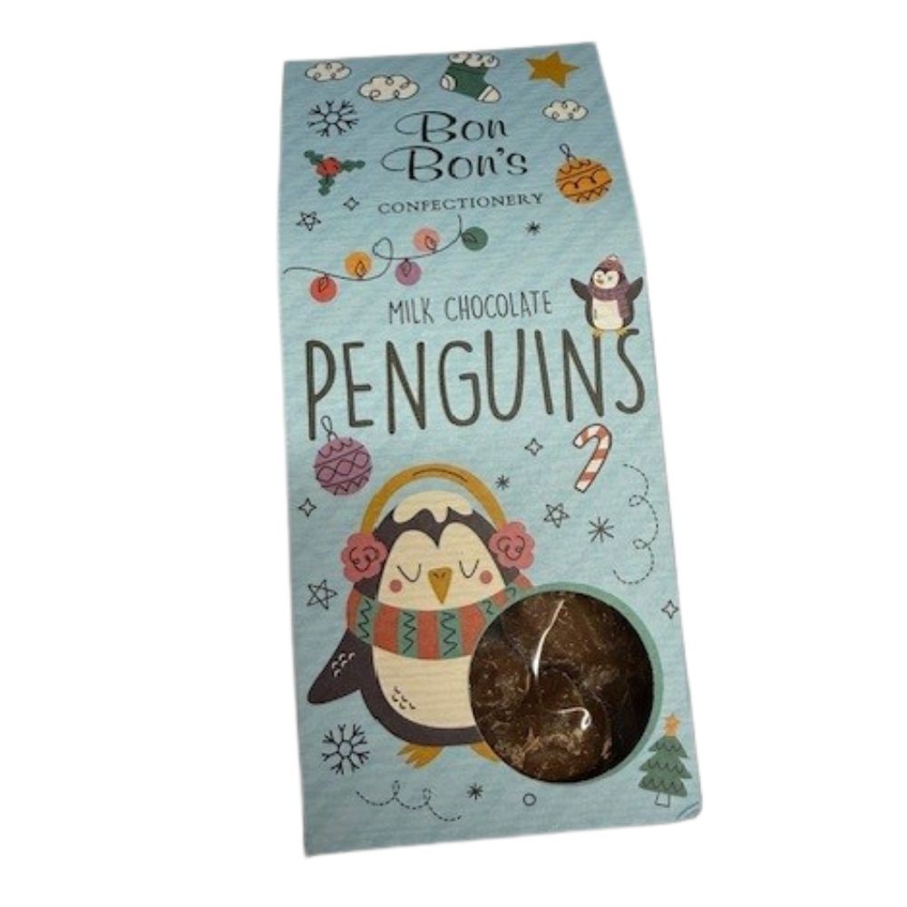 Bon Bon's 120g Chocolate Penguin Carton