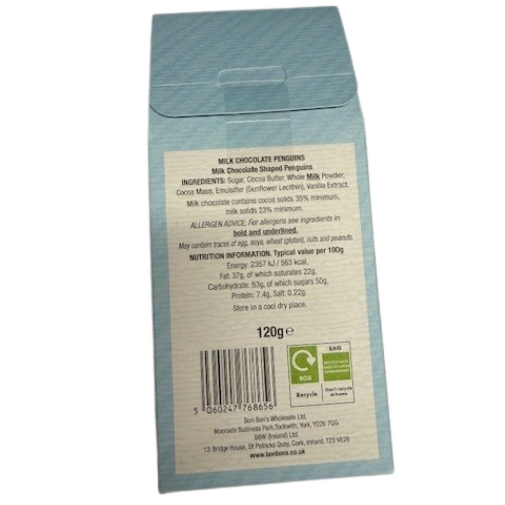 Bon Bon's 120g Chocolate Penguin Carton