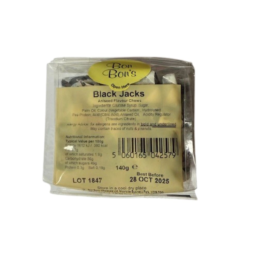 Bon Bon's 140g Black Jack Chews