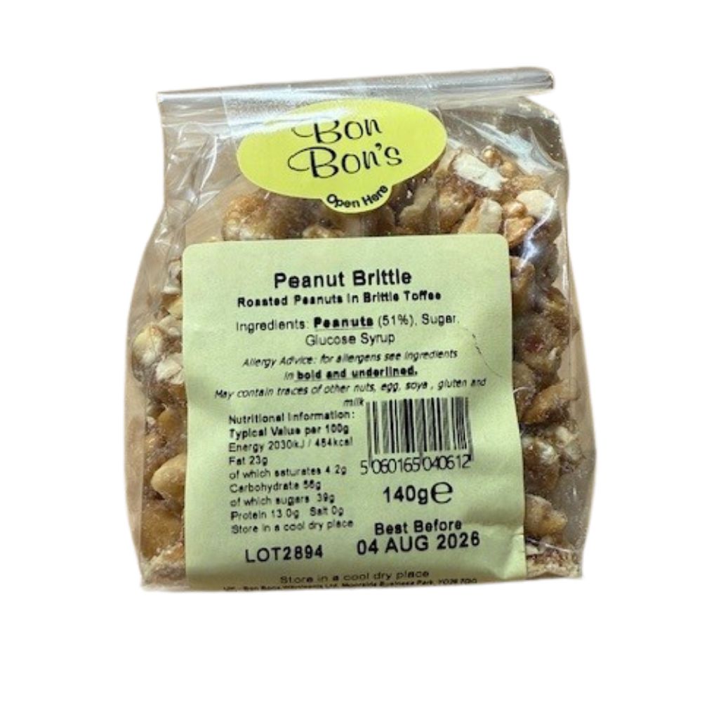 Bon Bon's 140g Peanut Brittle