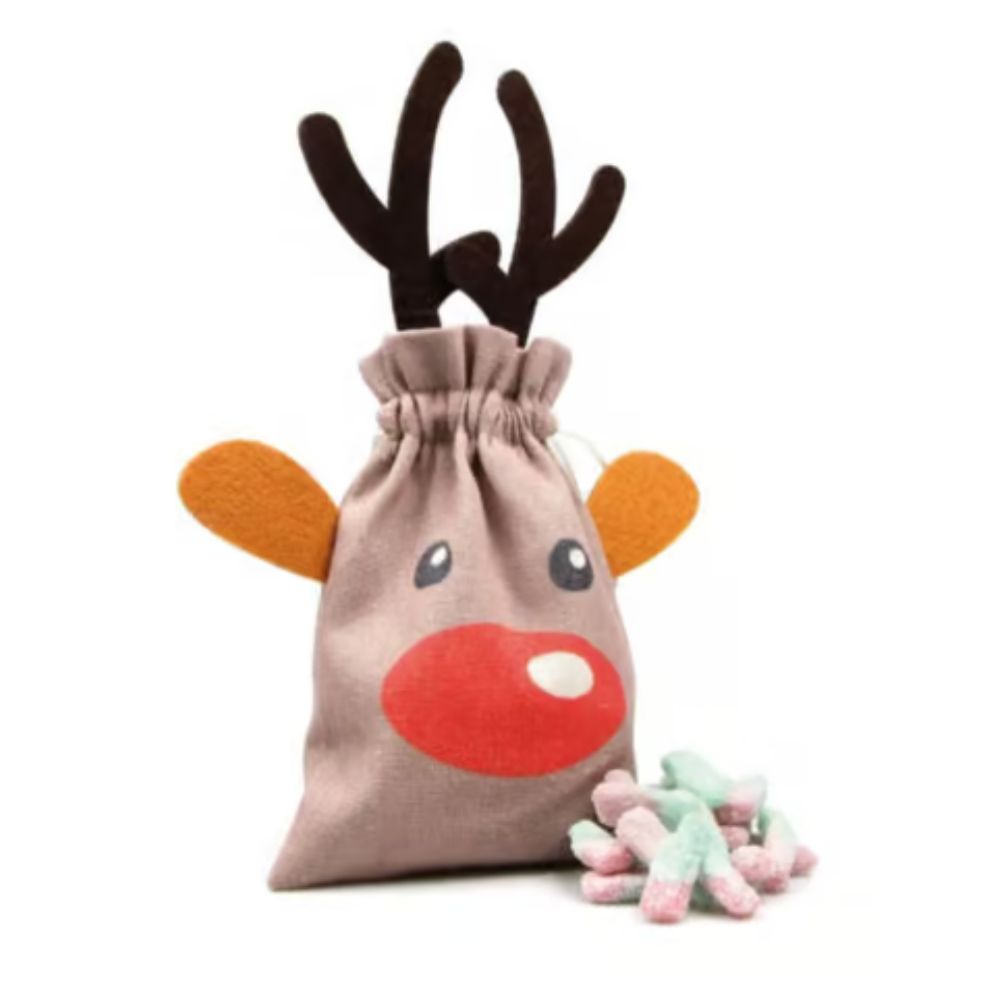 Bon Bon's 200g Reindeer Drawstring Bag