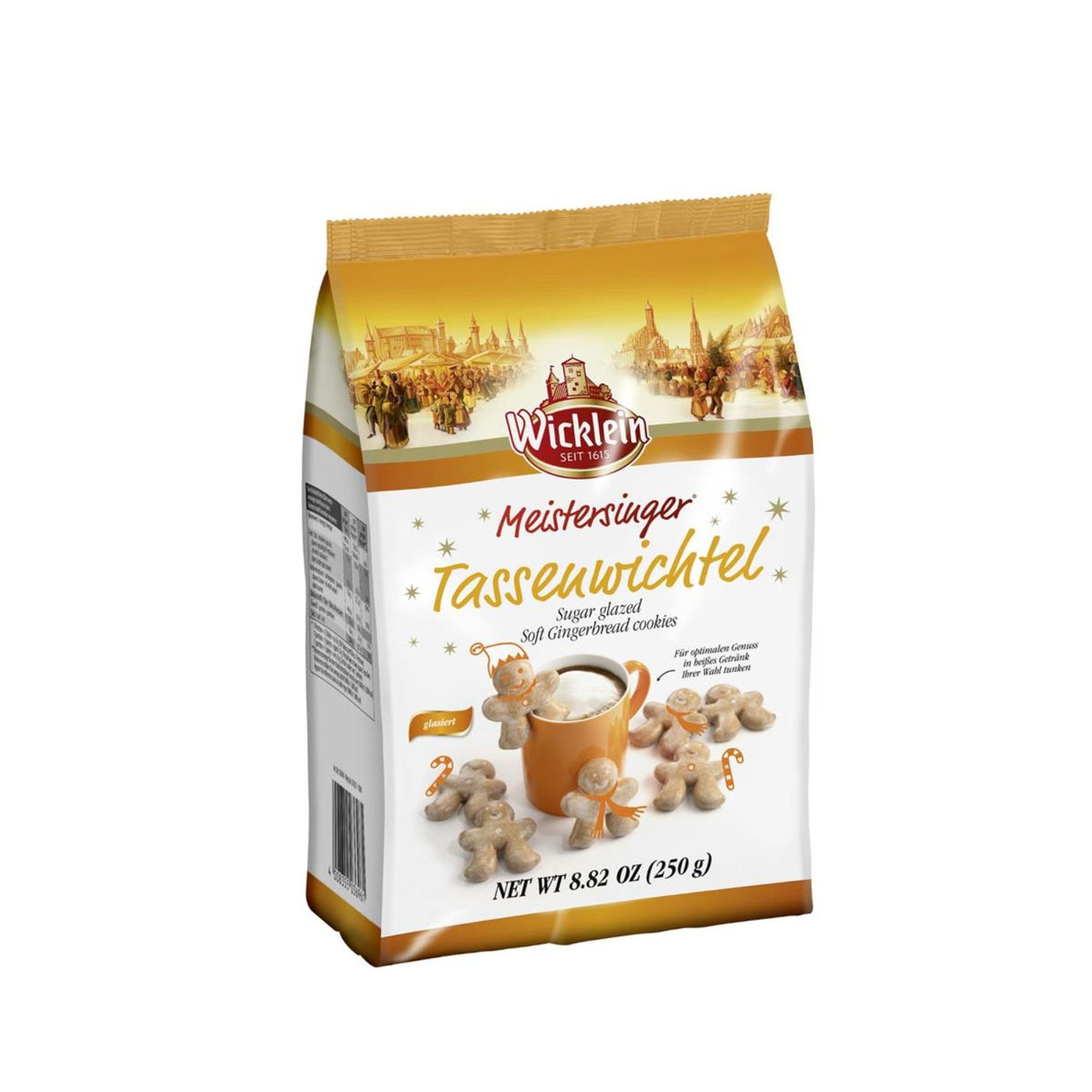 Bon Bon's 250g Wicklein Meistersinger Sugar glazed Soft Gingerbread Cookies