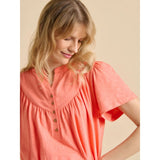 Brakeburn Nina Jersey Blouse Top - Pink