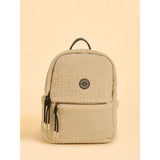 Brakeburn Ope Teddy Fleece Backpack - Cream