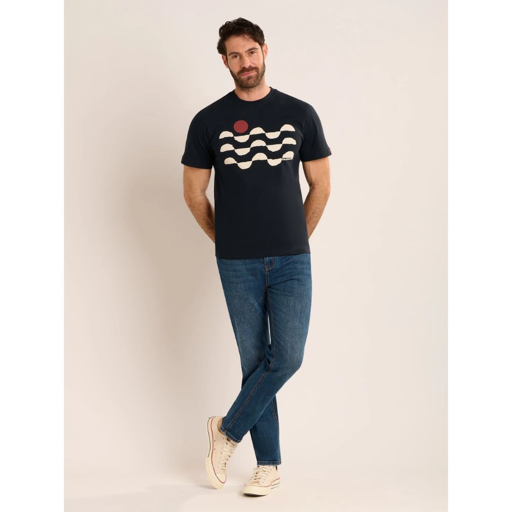 Brakeburn Pakenham T-Shirt - Navy