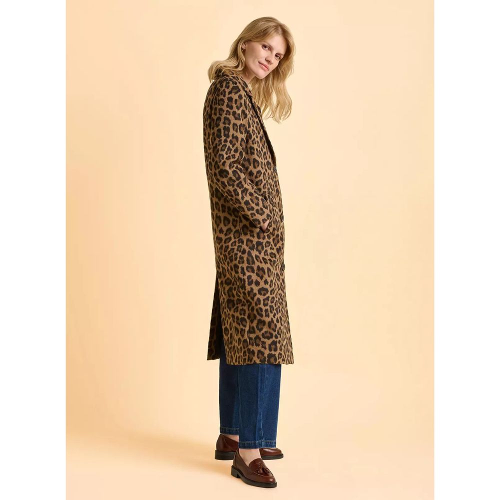 Brakeburn Twilight Leopard Print Coat