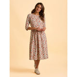 Brakeburn Beech Floral Dress - Cream