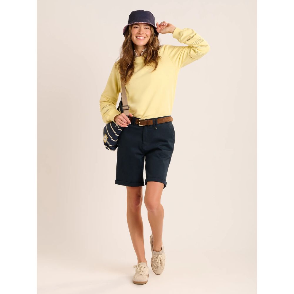 Brakeburn Char Crew Neck Sweatshirt - Yellow