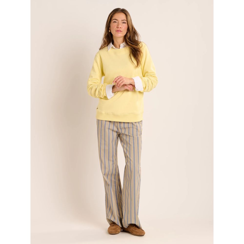 Brakeburn Char Crew Neck Sweatshirt - Yellow