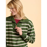 Brakeburn Charmouth Quarter Zip Sweatshirt - Green