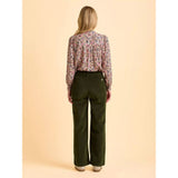 Brakeburn Jora Velvet Trousers - Green