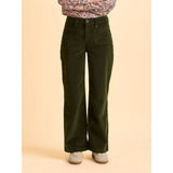 Brakeburn Jora Velvet Trousers - Green